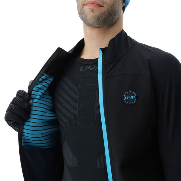 Uyn Sweatshirt Med Fuld Lynlås Cross Country Skiing Coreshell Sort M Mand