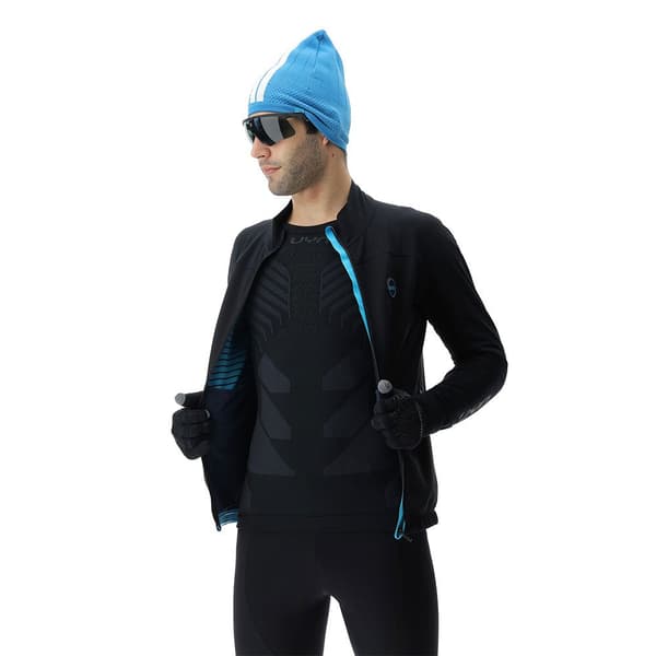 Uyn Sweatshirt Med Fuld Lynlås Cross Country Skiing Coreshell Sort M Mand