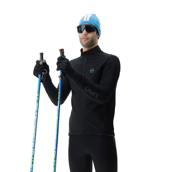 Uyn Sweatshirt Med Fuld Lynlås Cross Country Skiing Coreshell Sort M Mand