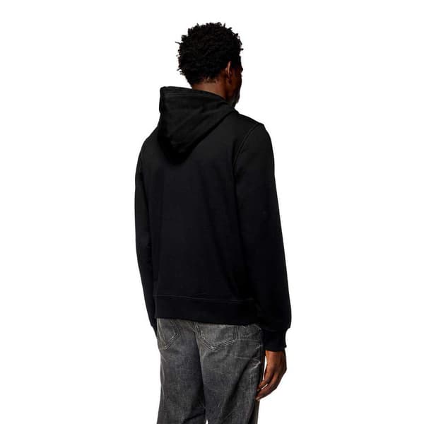 Diesel Sweatshirt Med Full Dragkedja Ginn K11 Svart S Man