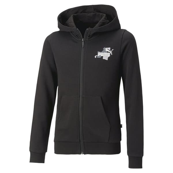 Puma Tröja Ess+ Street Art Full Svart 4-5 Years Pojke