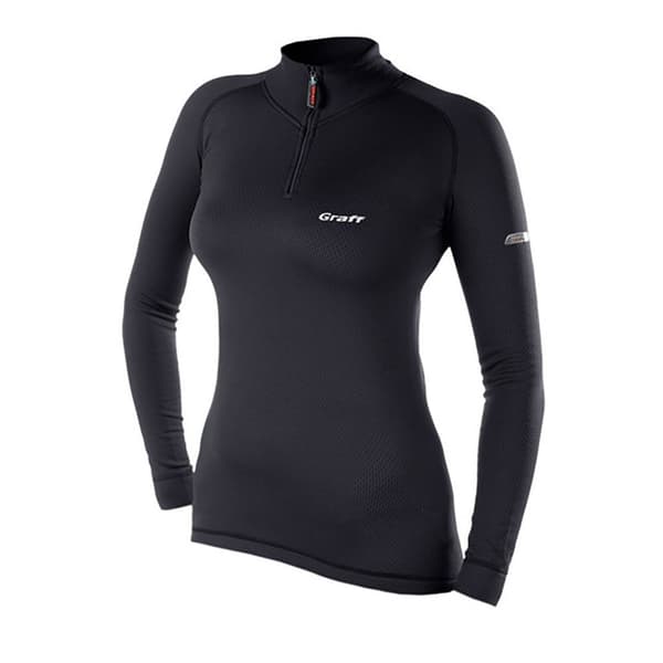 Graff Langærmet T-shirt Termo Active Duo Skin 300 Sort XL Kvinde