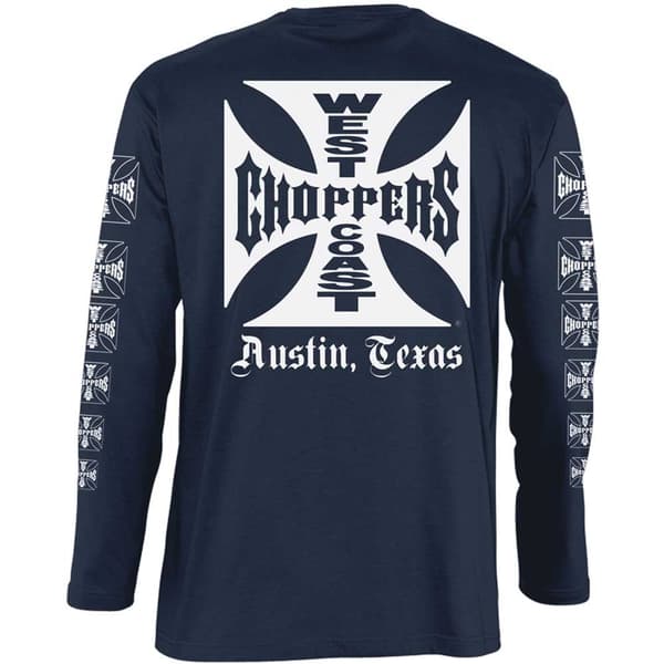 West Coast Choppers Tröja Og Logo Blå S Man