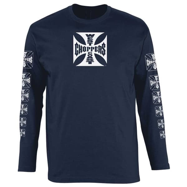West Coast Choppers Tröja Og Logo Blå S Man
