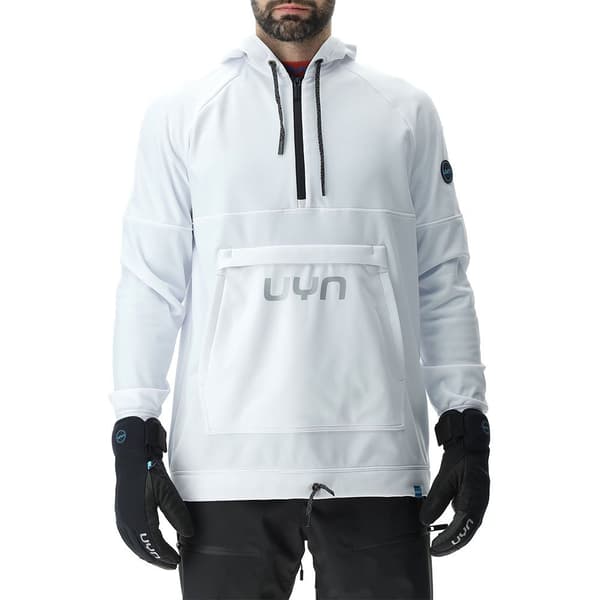 Uyn Hættetrøje Jump 2nd Half Zip Hvid M Mand