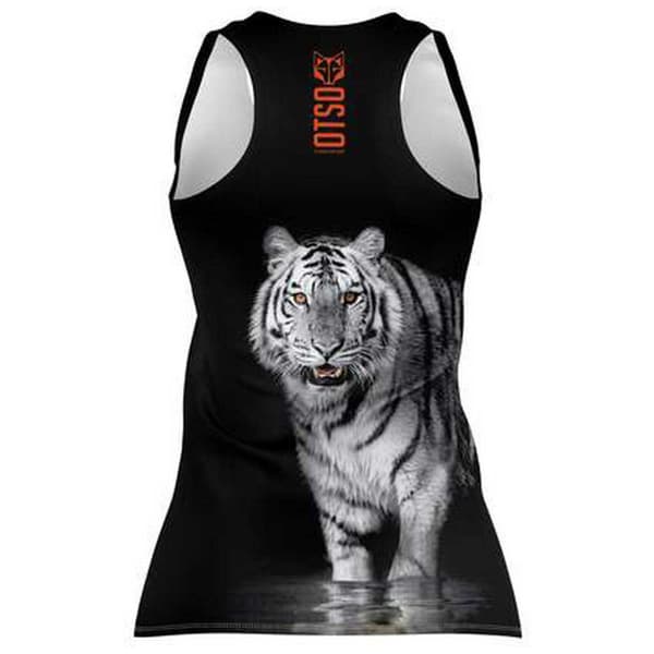 Otso Hihaton T-paita Singlet Musta M Nainen