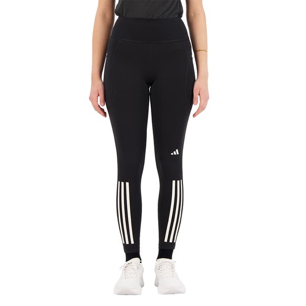 Adidas Stripes Leggingsit Dailyrun 3 7/8 Musta XS Nainen