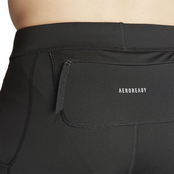 Adidas Korte Leggings Own The Run Base Sort XL / Regular Mand