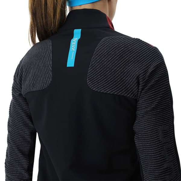 Uyn Sweatshirt Med Fuld Lynlås Spire Softshell Rød,Sort M Kvinde