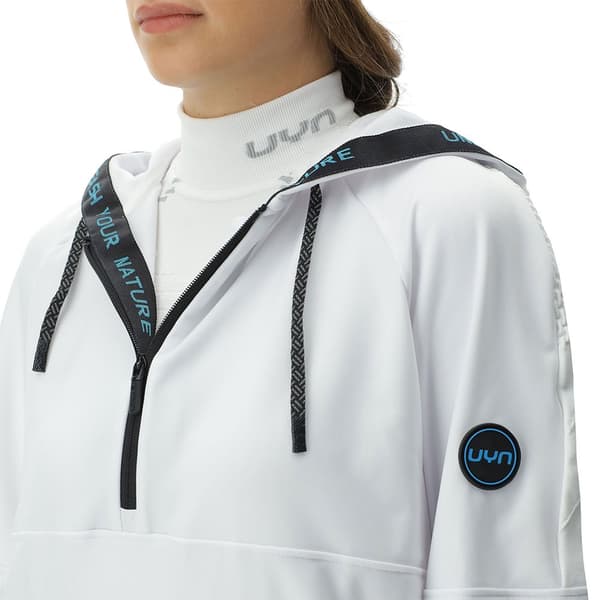 Uyn Luvtröja Jump 2nd Half Zip Vit M Kvinna