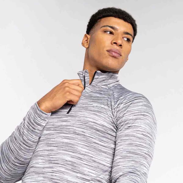 Dare2b Langærmet T-shirt Accelerate Grå XL Mand