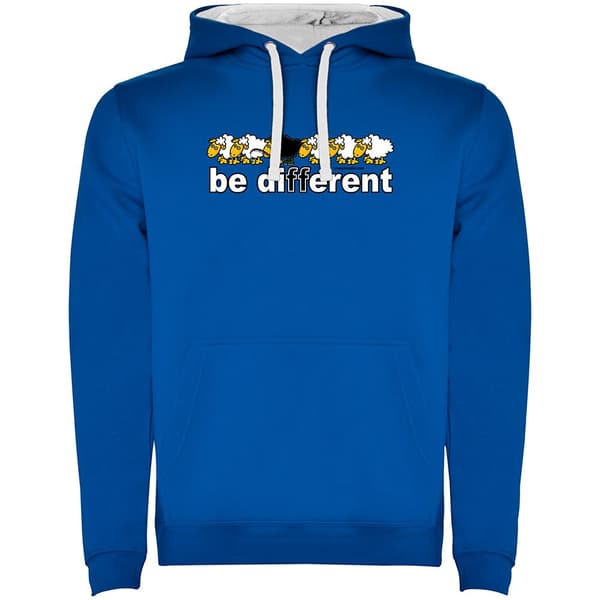 Kruskis Luvtröja Be Different Fish Two-colour Blå 3XL Man