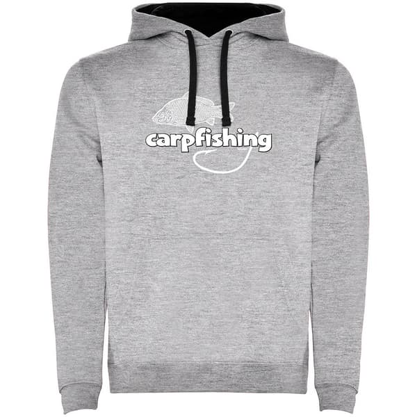 Kruskis Hættetrøje Carpfishing Two-colour Grå M Mand