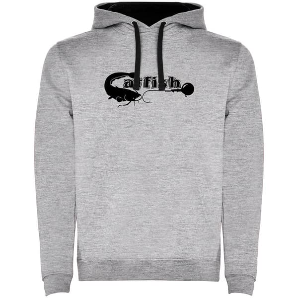Kruskis Hættetrøje Catfish Two-colour Grå 3XL Mand