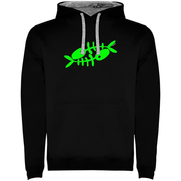 Kruskis Huppari Fishbones Two-colour Musta 3XL Mies