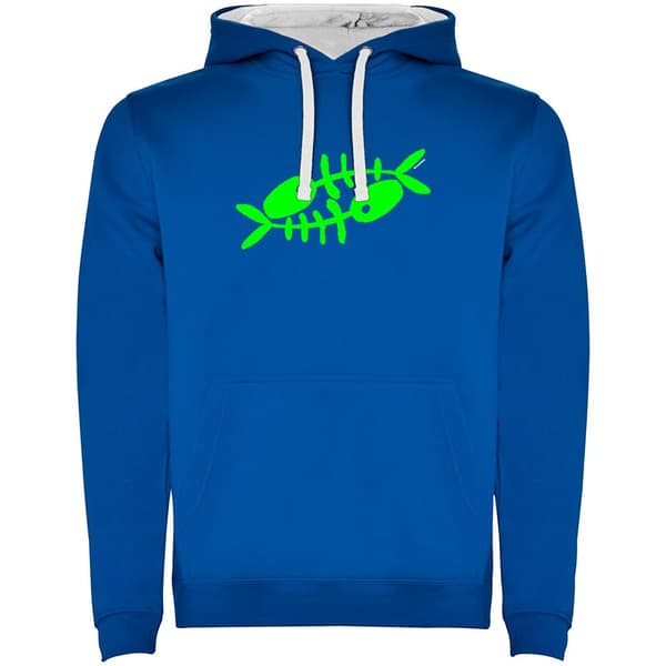 Kruskis Luvtröja Fishbones Two-colour Blå S Man