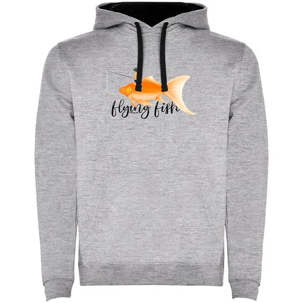 Kruskis Hættetrøje Flying Fish Two-colour Grå 2XL Mand