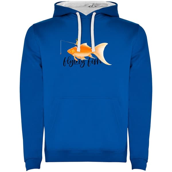 Kruskis Luvtröja Flying Fish Two-colour Blå 3XL Man