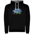 Miniatyrbillede 1 af 4: Kruskis Hættetrøje Gt Extreme Fishing Two-colour Sort 2XL Mand