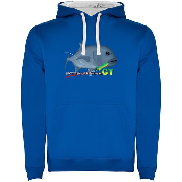 Kruskis Hættetrøje Gt Extreme Fishing Two-colour Blå L Mand