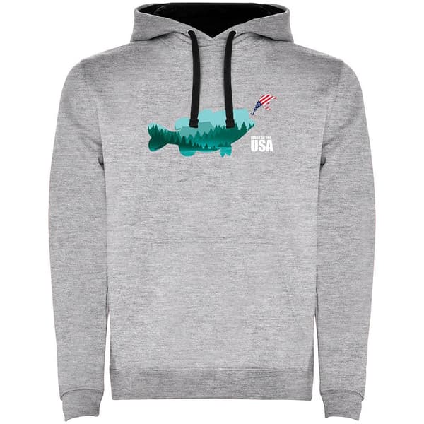 Kruskis Hættetrøje Made In The Usa Two-colour Grå 2XL Mand