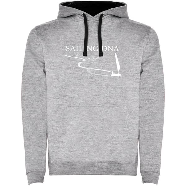 Kruskis Huppari Sailing Dna Two-colour Harmaa XL Mies