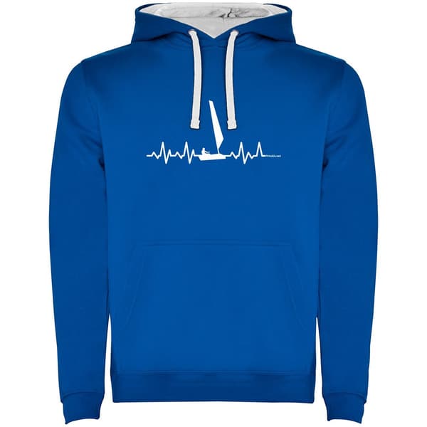Kruskis Luvtröja Sailing Heartbeat Two-colour Blå M Man
