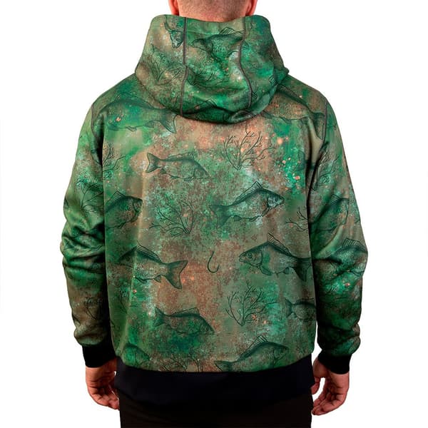 Graff Vattentät Hoodie Carp Grönt 2XL Man