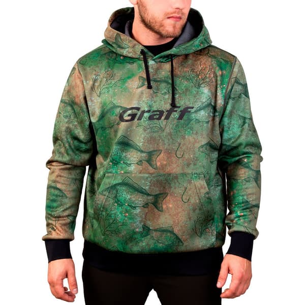Graff Vattentät Hoodie Carp Grönt 3XL Man