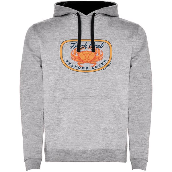 Kruskis Kaksivärinen Huppari Fresh Crab Harmaa 3XL Mies