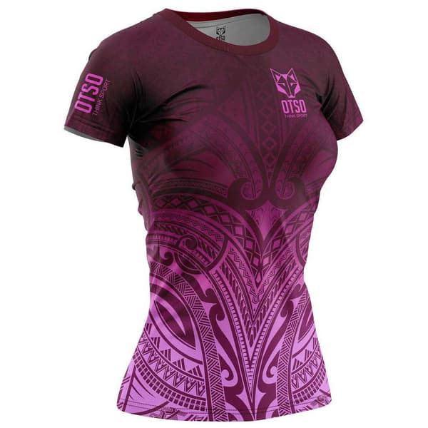 Otso Kort ærme T-shirt T-shirt Lilla,Rosa S Kvinde