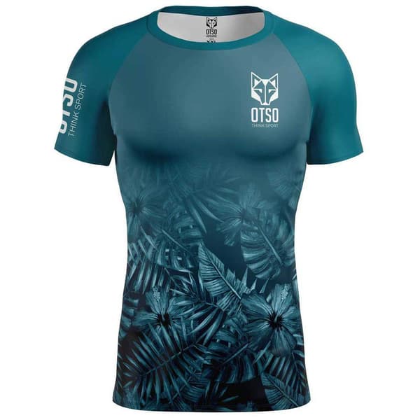 Otso Kortärmad T-shirt T-shirt Grönt S Man
