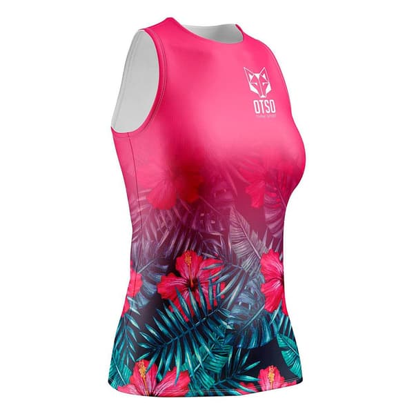 Otso Olkaimet T-paita Singlet Pinkki L Nainen