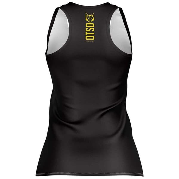 Otso Ärmlös T-shirt Singlet Svart S Kvinna