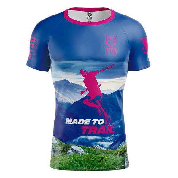Otso Kortärmad T-shirt Made To Trail Blå XL Man