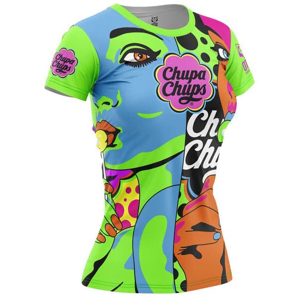 Otso Kortærmet T-shirt Chupa Chups Warhool Flerfarvet M Kvinde