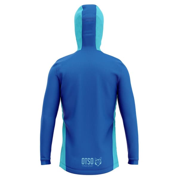 Otso Full Vetoketjullinen Villapaita Sport Sininen L Mies