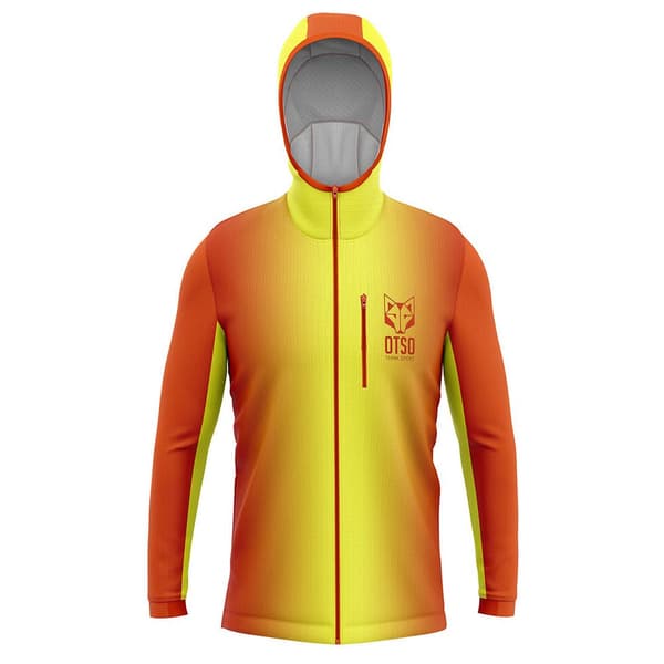 Otso Sweatshirt Med Full Dragkedja Sport Orange S Man