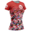 Miniatyrbillede 1 af 2: Otso Kortærmet T-shirt Chupa Chups Rock´n´roll Rød S Kvinde