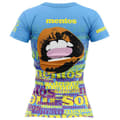 Miniatyrbild 2 av 2: Otso Kortärmad T-shirt Mentos Mouth Blå M Kvinna