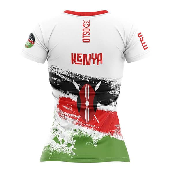Otso Kortärmad T-shirt Kimbia Kenya Flerfärgad XS Kvinna