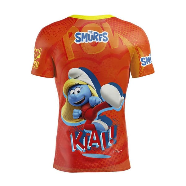 Otso Stærk Som En Kortærmet Smølfe T-shirt Orange XL Mand