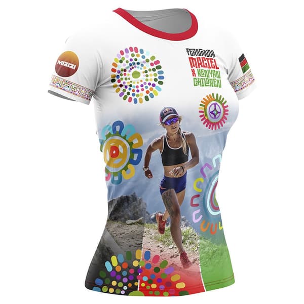 Fernanda Maciel Kenianska Barn Kortärmad Välgörenhet T-shirt X Flerfärgad S Kvinna