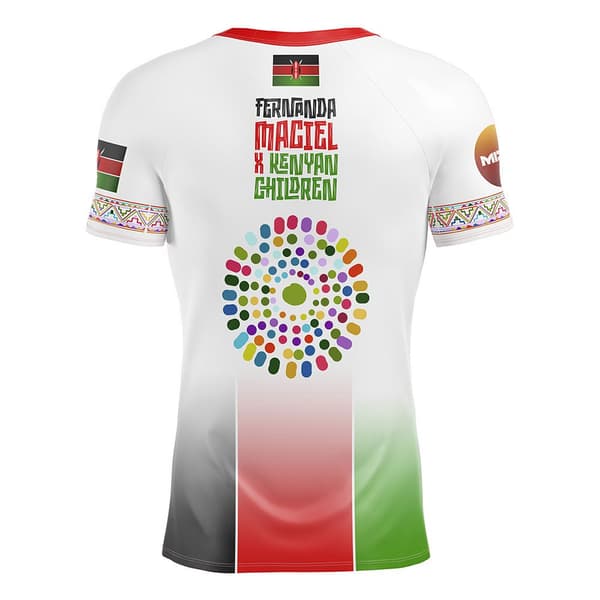 Fernanda Maciel Kenianska Barn Kortärmad Välgörenhet T-shirt X Flerfärgad L Man