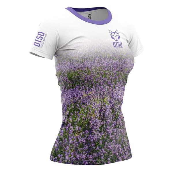 Otso Kortärmad T-shirt Lavande Lila XS Kvinna