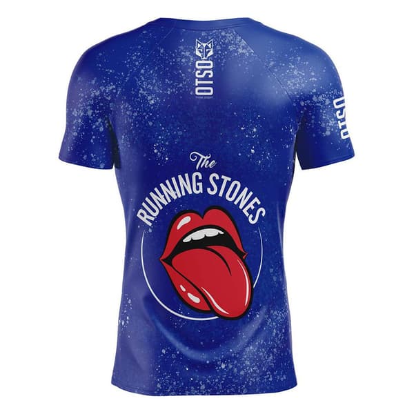 Otso Kortärmad T-shirt Stones Blå XL Man