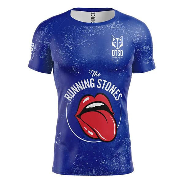 Otso Kortärmad T-shirt Stones Blå XL Man