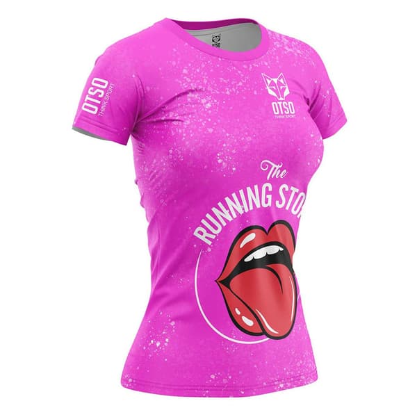 Otso Kortærmet T-shirt Stones Rosa XS Kvinde