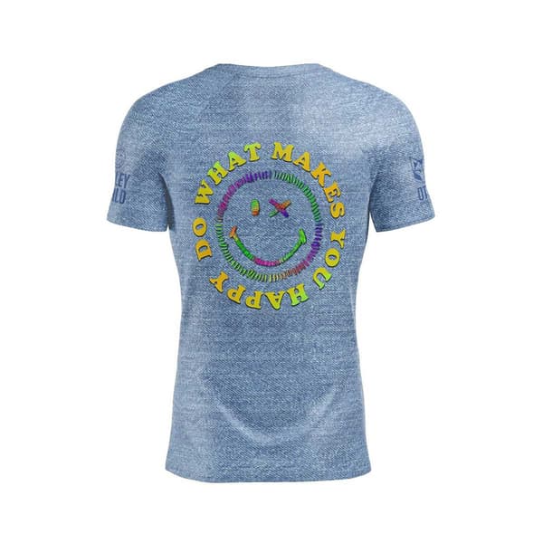 Otso Kortärmad T-shirt Camiseta Manga Corte Smileyworld Happy Blå XL Man
