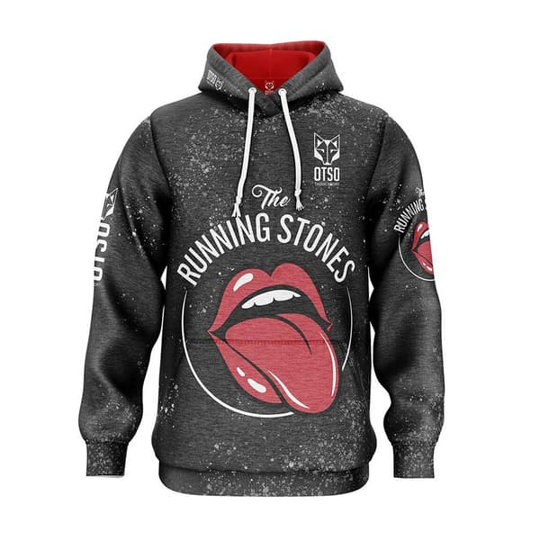 Otso Luvtröja Running Stones Grå 2XL Man